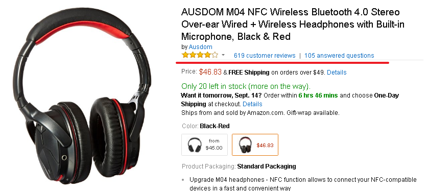 オースダム Bluetooth 4.0 ワイヤレス ANC7 anc7